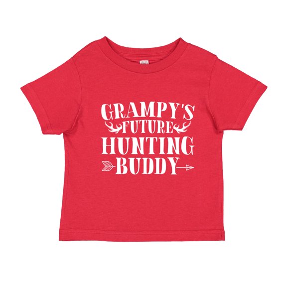Grampy's Future Hunting Buddy Toddler T-Shirt 5/6T Red