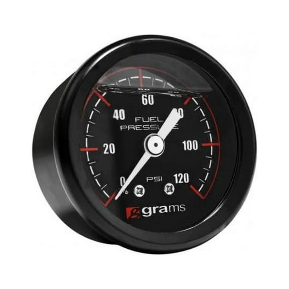 Grams Performance 0-120 PSI Fuel Pressure Gauge