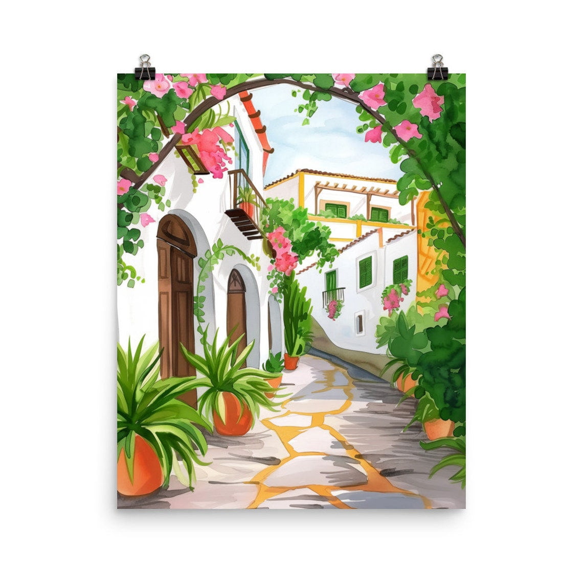 Store Sign Flashcard Gran Canaria Poster, Spanish Mediterranean, Canary Islands Travel ...