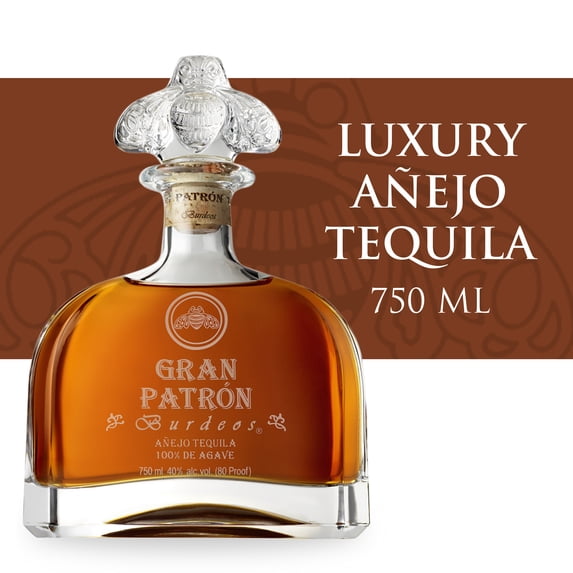Gran Patron Burdeos Tequila, 750 mL Bottle, ABV 40%