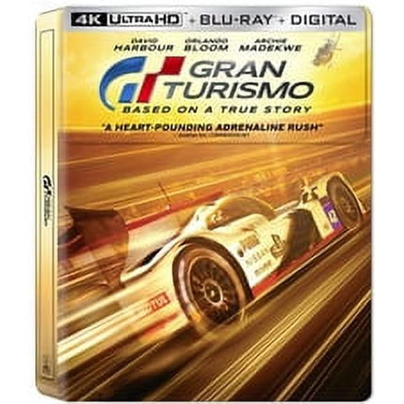 Gran Turismo (UHD, Blu-ray, Digital) (Steelbook) [2023]