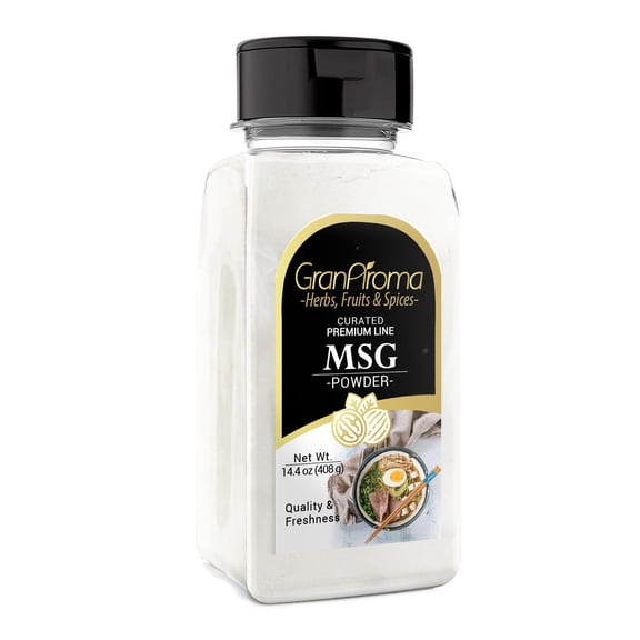 GranAroma 14.4 oz MSG Powder, Monosodium Glutamate, Flavor Enhancer