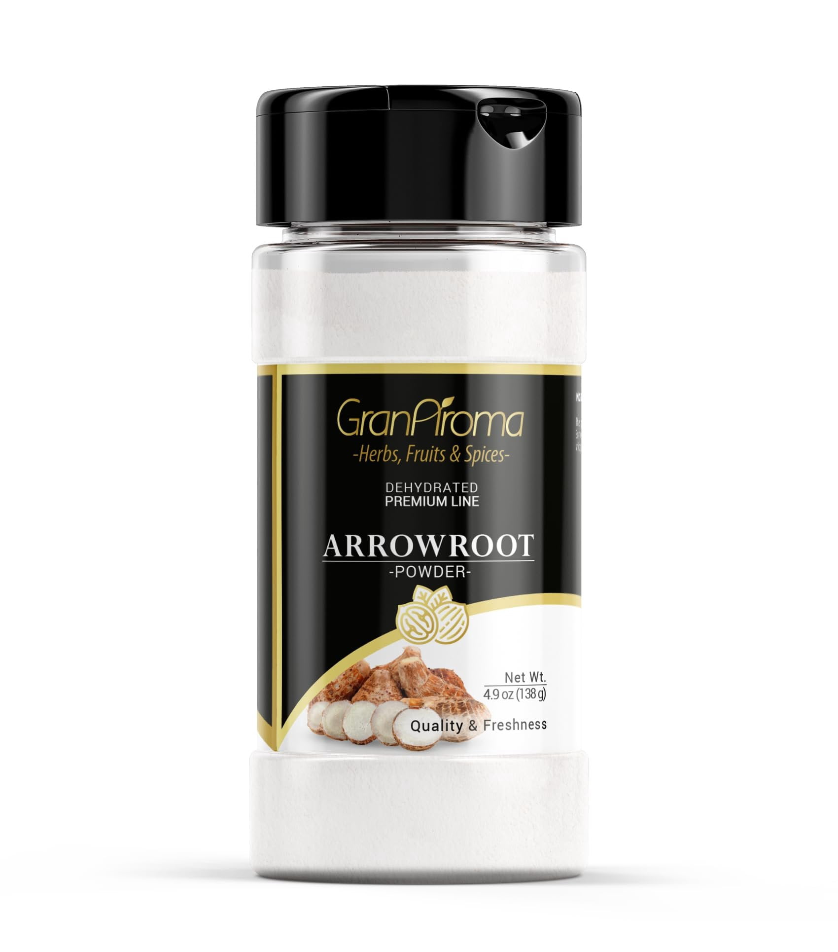 Arrowroot Powder Cooked GranAroma Arrowroot Powder, 4.9 oz, Cooking & Baking, Natural Thickener ...