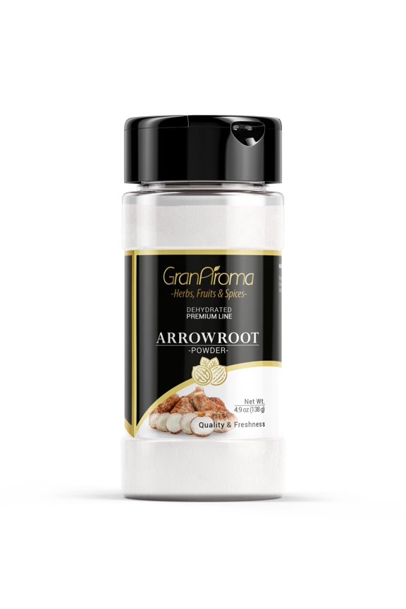 Arrowroot Powder, 4.9 oz, Cooking & Baking, Natural Thickener, Versatile Powder