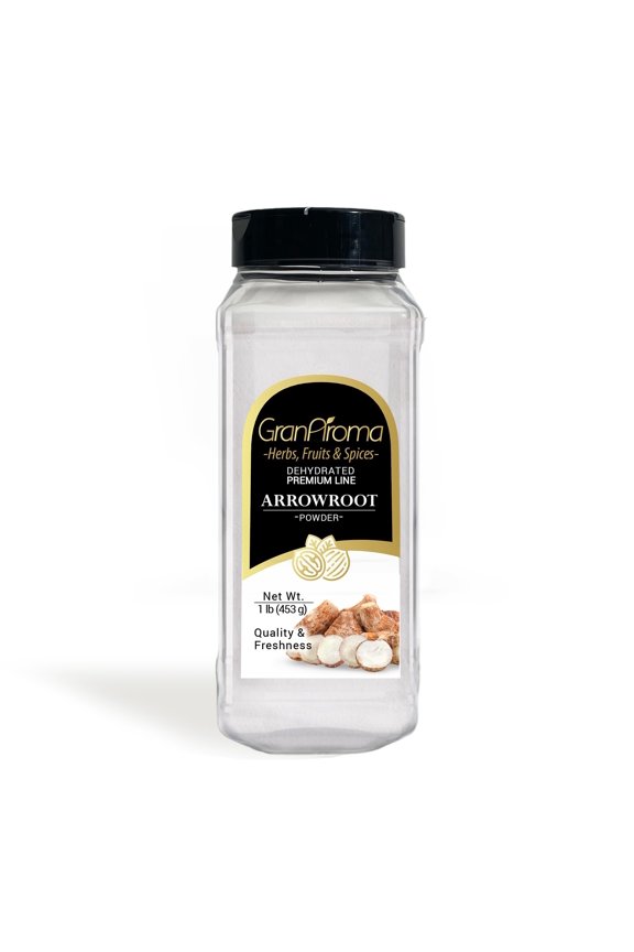 Arrowroot Powder, Cooking & Baking, Natural Thickener, Versatile Powder 1 Pound