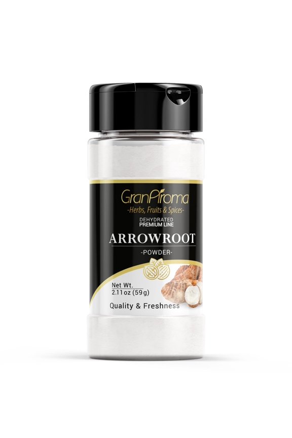 Arrowroot Powder, Cooking & Baking, Natural Thickener, Versatile Powder 2.11 Ounce