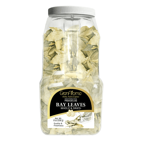 GranAroma Bay Leaves, 8 oz, Herbal Flavor, Stews & Curries, Versatile Ingredient