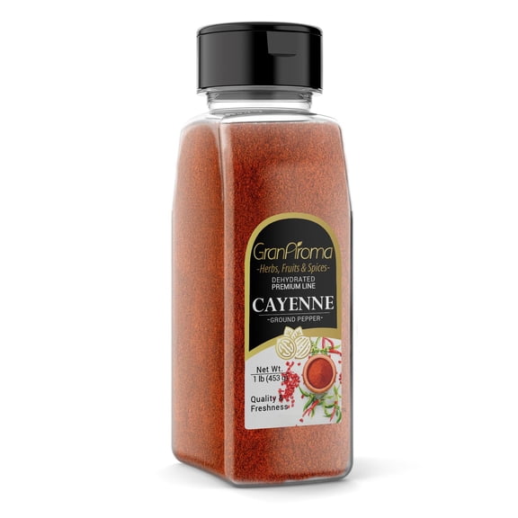 GranAroma Cayenne Pepper, Chili & Soups, Spicy Seasoning 1 Pound