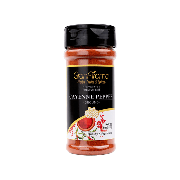 GranAroma Cayenne Pepper, Chili & Soups, Spicy Seasoning 4 Ounce