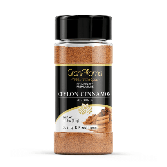 GranAroma Ceylon Cinnamon, Warm Flavor, Baking & Cooking, Sweet Aroma 1.12 Ounce
