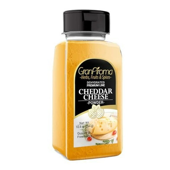 GranAroma Cheddar Cheese Powder, 10.4 oz, Sauces & Dips, Pure Cheese Flavor