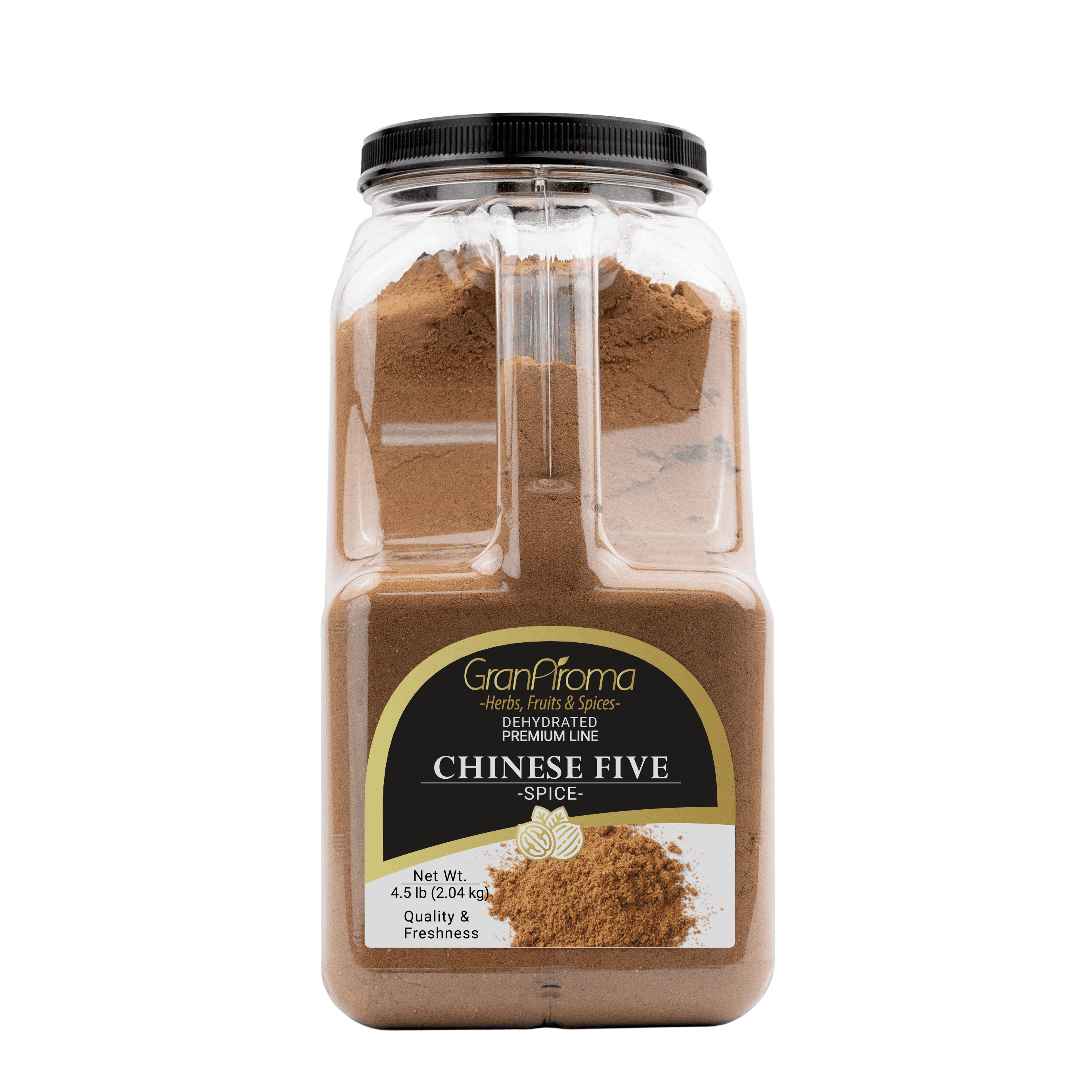 GranAroma Chinese Five Spice, Aromatic, Warm, and Balanced Blend for Stir-Fries, Marinades, and Roasts 4.5 Pound