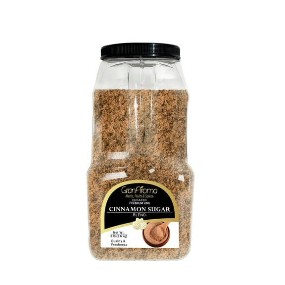 GranAroma Cinnamon & Sugar, Sweet and Aromatic, Flavorful Blend, Baking and Cooking 8 Pound
