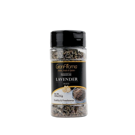 GranAroma Dried Lavender Buds, Fragrant, Versatile for Crafts, Sachets, Tea 0.48 Ounce