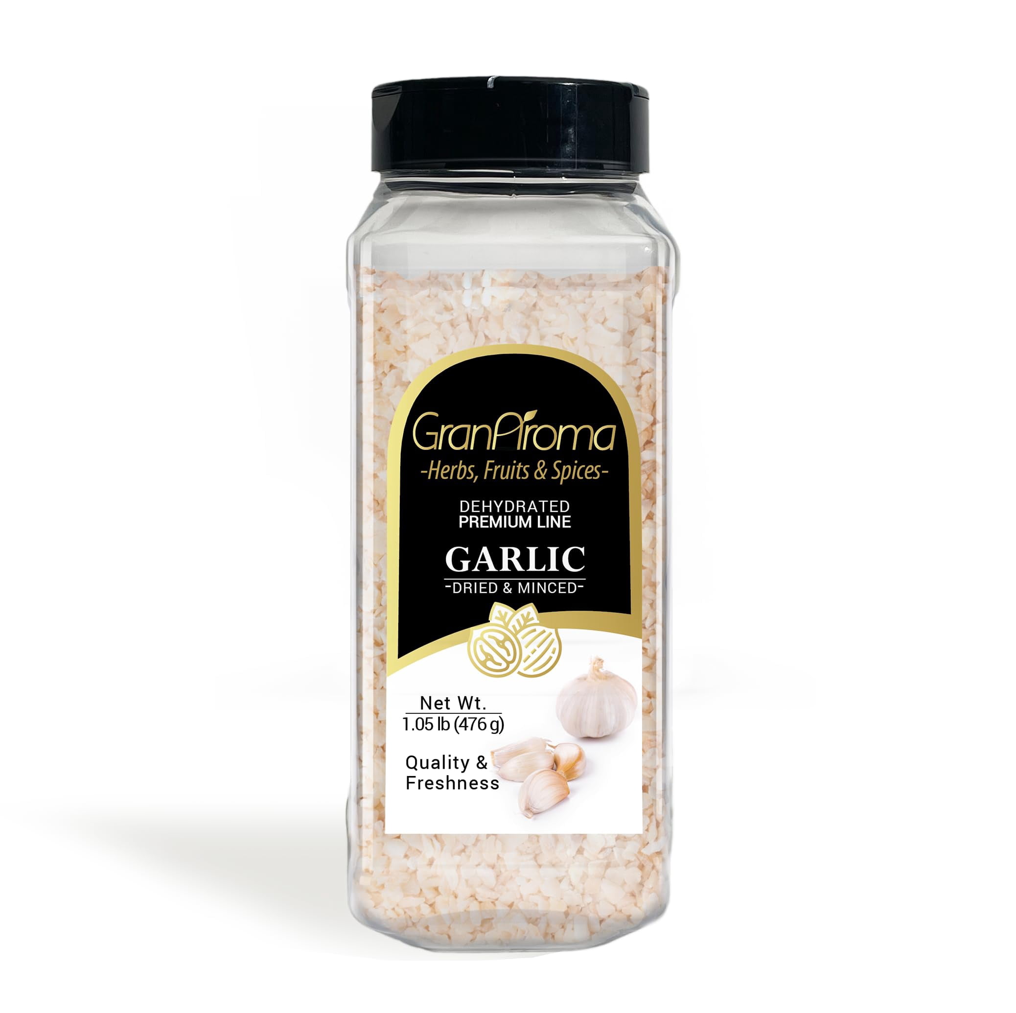 GranAroma Dried & Minced Garlic, HYZ01 1.05 lb, Versatile Seasoning ...