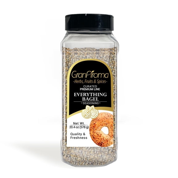 GranAroma Everything Bagel Seasoning, 20.4 oz, Spices & Seeds, Delicious Seasoning Mix, Crunchy
