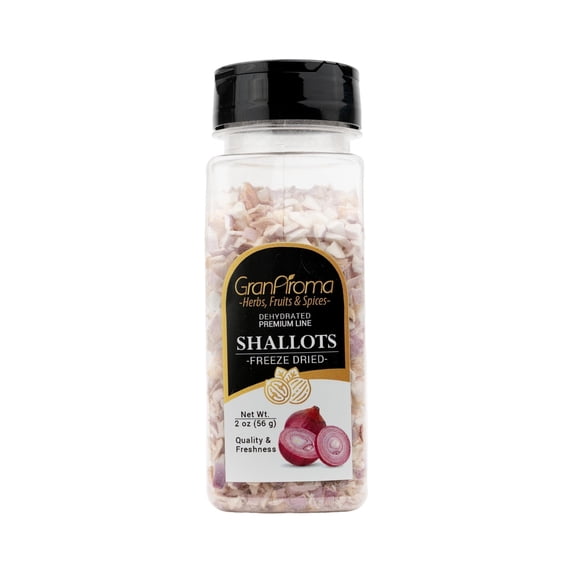 GranAroma Freeze Dried Shallots, Savory Flavor, Sauces & Soups, Versatile Ingredient 2 Ounce