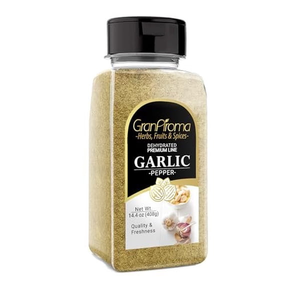 GranAroma Garlic Pepper, 14.4 oz, Seasoning Blend, Soups & Sauces, Aromatic