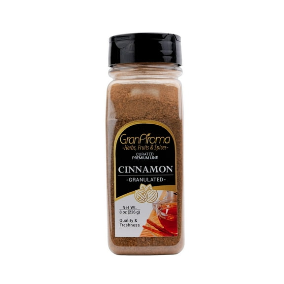 GranAroma Granulated Cinnamon, Perfect for Baking, Cooking, Beverages, Smoothies, and Desserts 8 Ounce