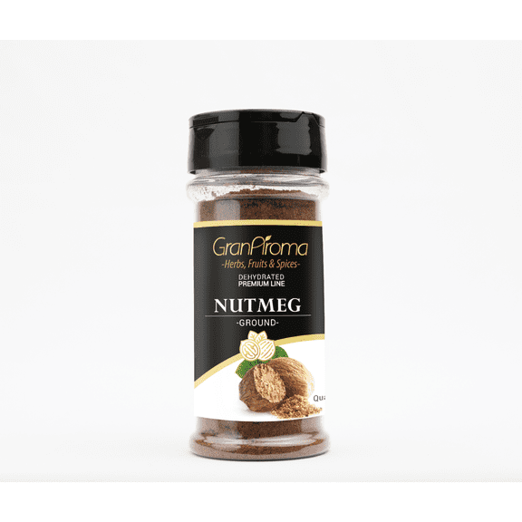GranAroma Ground Nutmeg, Sweet & Aromatic Spice, Baking & Cooking 3.76 Ounce