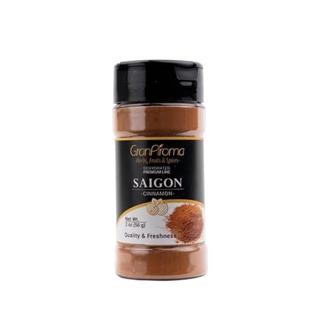 GranAroma Ground Saigon Cinnamon, Sweet Flavor, Baking & Cooking 2 Ounce