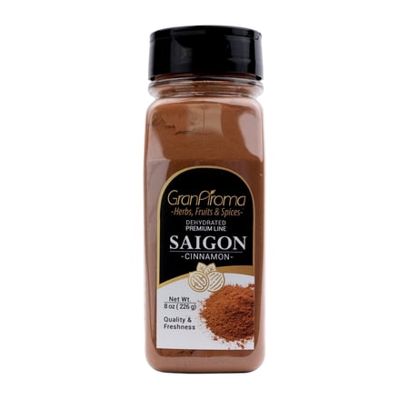 GranAroma Ground Saigon Cinnamon, Sweet Flavor, Baking & Cooking 8 Ounce