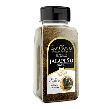 GranAroma Jalapeno Powder, 8 oz, Mexican Cuisine, Hot & Spicy