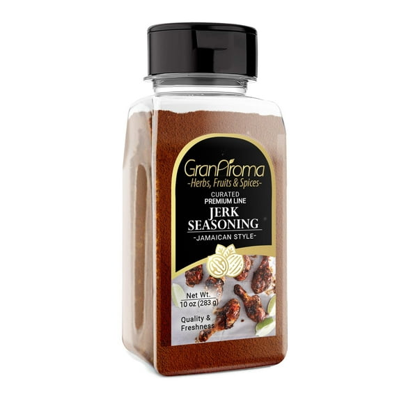 GranAroma Jerk Seasoning, Jamaican Style Spice Blend, Chicken Marinade 10 Ounce