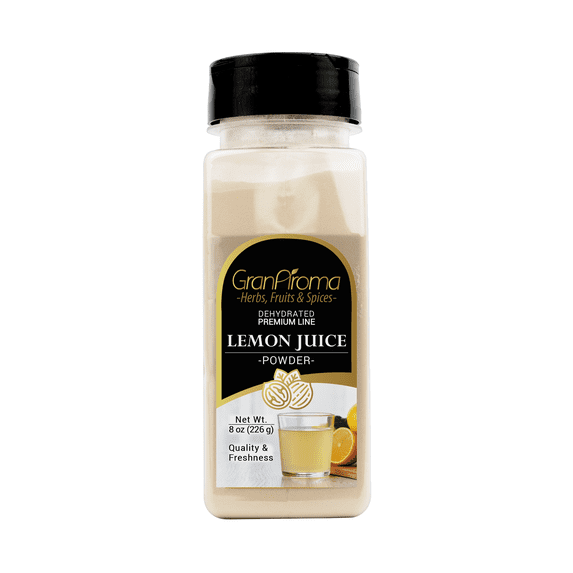 GranAroma Lemon Juice Powder, Tart Flavor, Drinks, Flavoring 8 Ounce