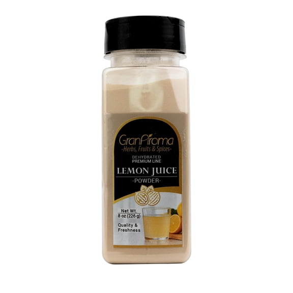 GranAroma Lemon Juice Powder, Tart Flavor, Drinks, Flavoring 8 Ounce