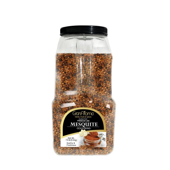 GranAroma Mesquite Seasoning, Bold Smoky Flavor, Versatile Spice Blend 7.5 Pound