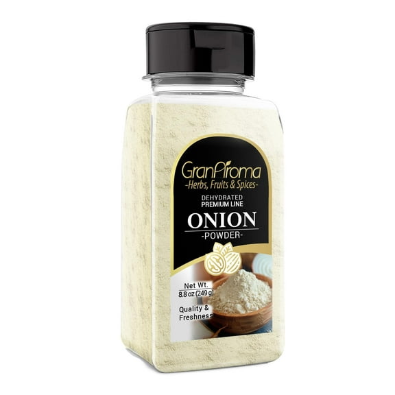 GranAroma Onion Powder, Versatile Seasoning, Soups & Pastas 8.8 Ounce