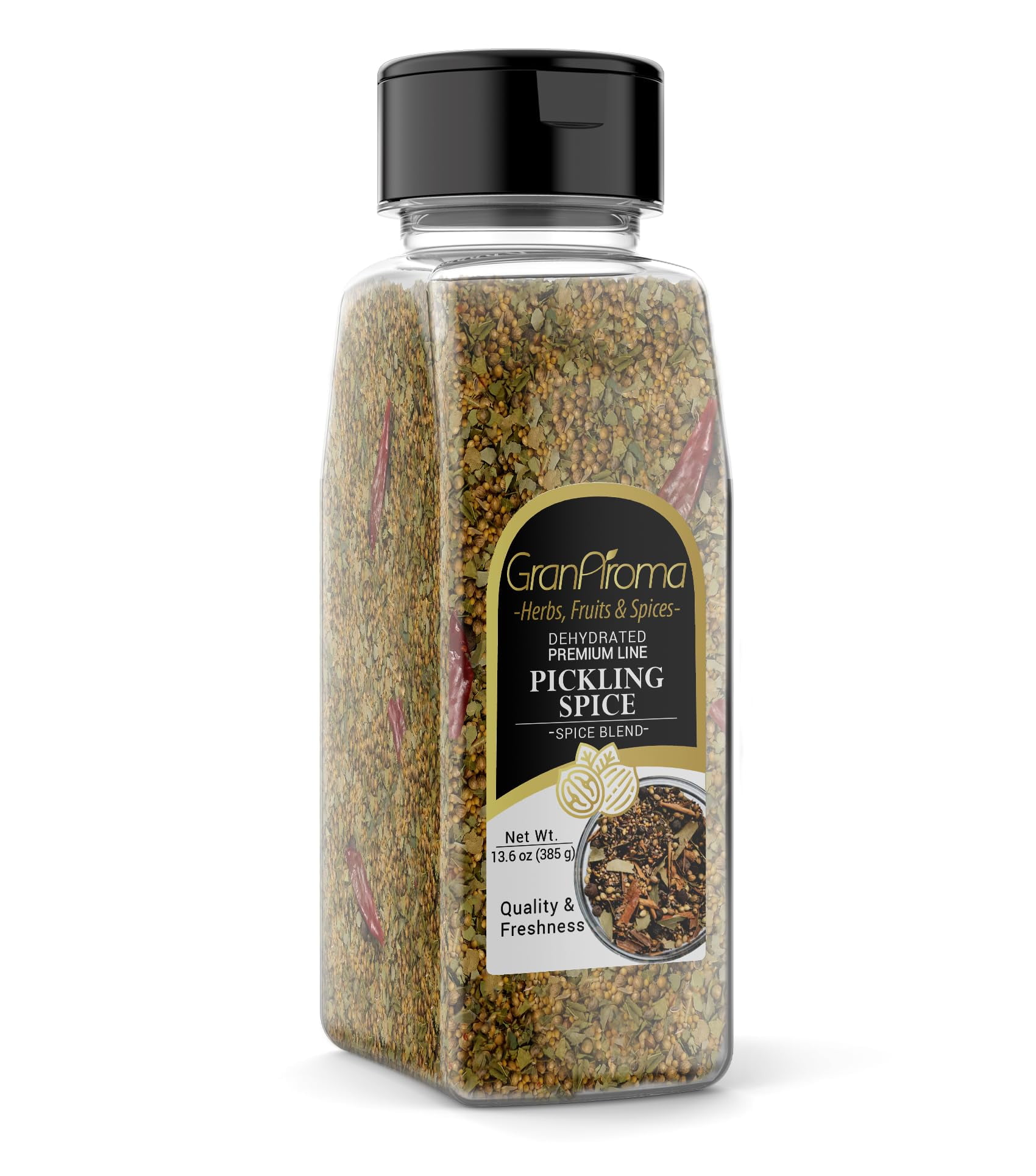 GranAroma Pickling Spice, 13.6 AIF4 oz, Savory Spice Blend, Corned Beef