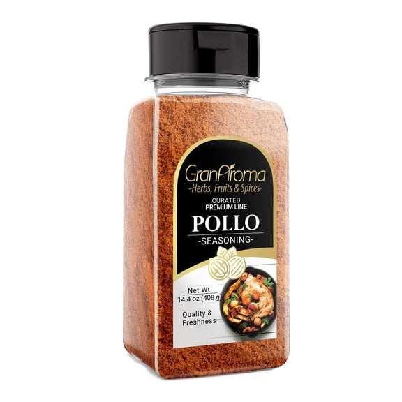GranAroma Pollo Seasoning, 14.4 oz, Authentic Spice Blend, Savory & Flavorful, Chicken Seasoning