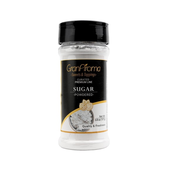 GranAroma Powdered Sugar, Fine Powder, Baking & Frosting, Confectioner's Sugar 3.8 Ounce