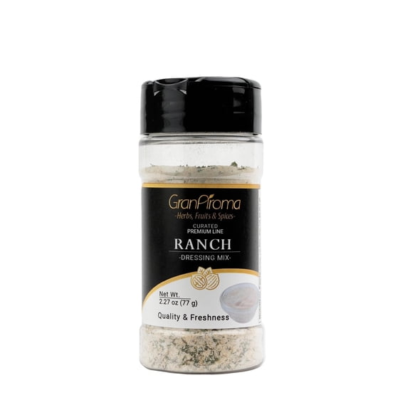 GranAroma Ranch Dressing Mix, Versatile, Easy-to-Use Seasoning for Salads, Dips and Marinades 2.72 Ounce