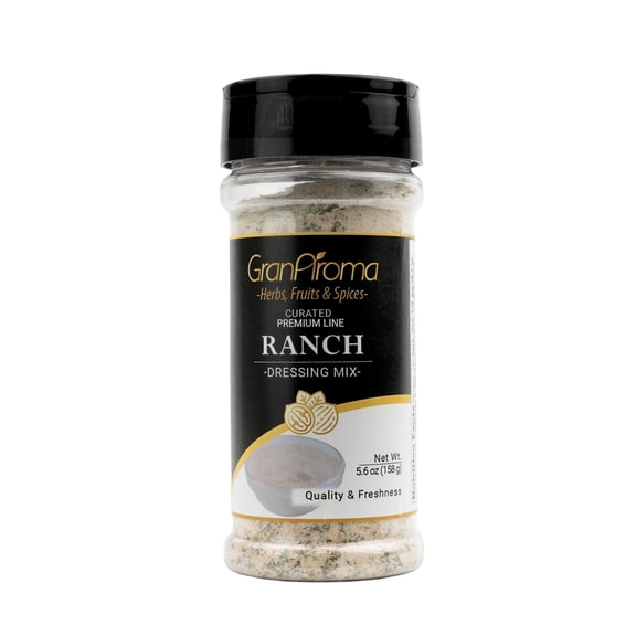 GranAroma Ranch Dressing Mix, Versatile, Easy-to-Use Seasoning for Salads, Dips, and Marinades 5.6 Ounce