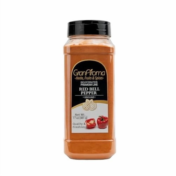 GranAroma Red Bell Pepper Powder, Sweet Pepper Flavor, Baking & Cooking 17 Ounce