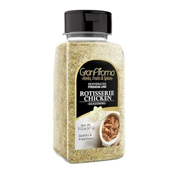 GranAroma Rotisserie Chicken Seasoning, 11.2 oz, Flavorful & Savory, Homestyle, Hints of Citrus