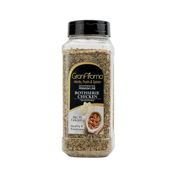 GranAroma Rotisserie Chicken Seasoning, Flavorful & Savory, Homestyle, Hints of Citrus 22.4 Ounce