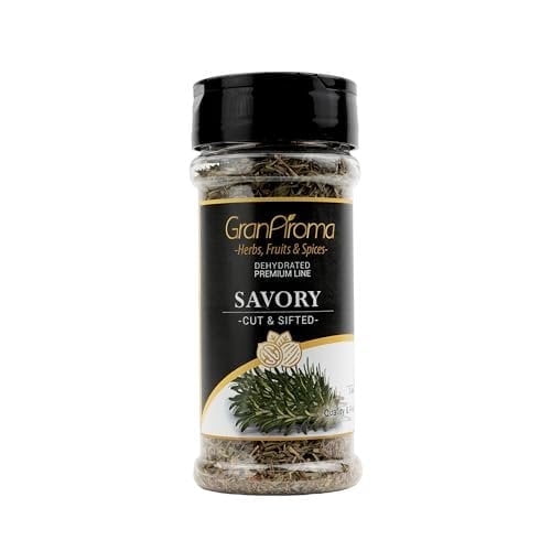 GranAroma Savory Herb, Gourmet Spice for Mediterranean Dishes, Soups, and Salads 1.44 Ounce