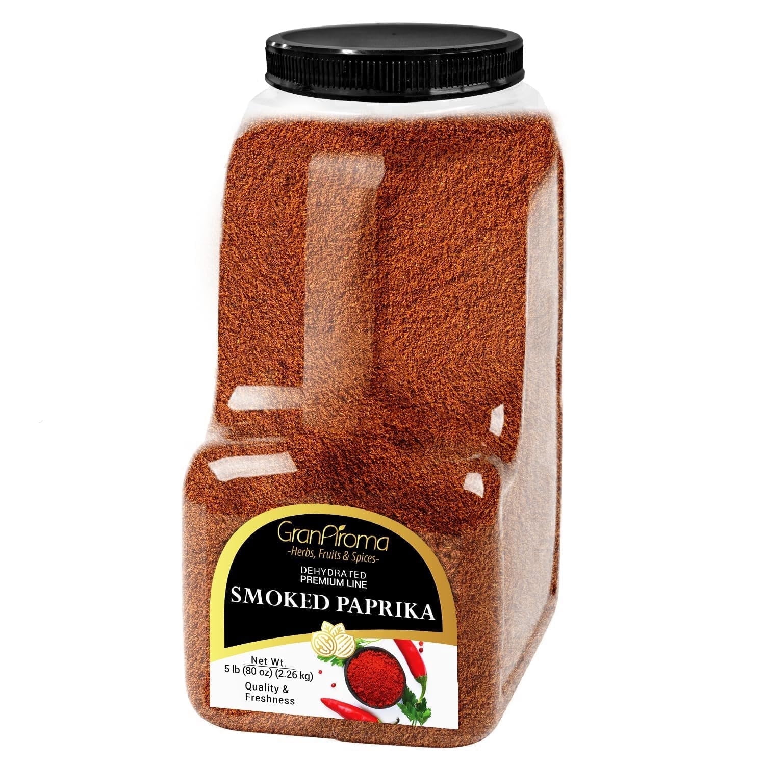 GranAroma Smoked Paprika, 5 lb, Bulk Size, Versatile Spice, Bold Flavor