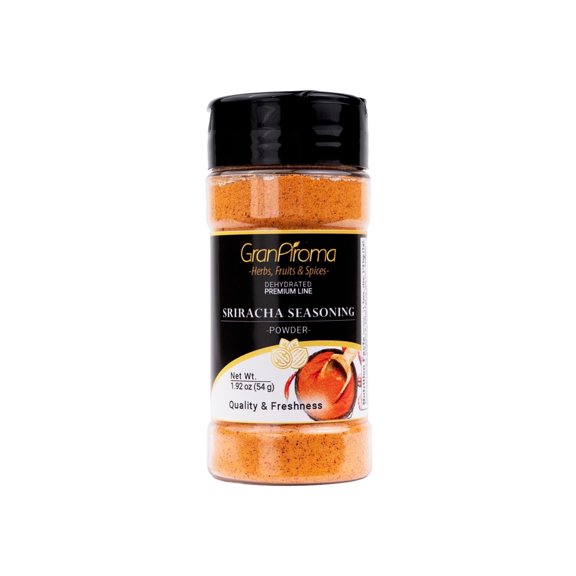 GranAroma Sriracha Seasoning Powder, Spicy & Tangy Flavor, Seasoning for Tacos, Stir-Fries, and Grilled Vegetables 1.92 Ounce