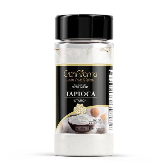 GranAroma Tapioca Starch, 4.2 oz, Culinary Quality, Corn Starch Replacement, Tapioca Flour