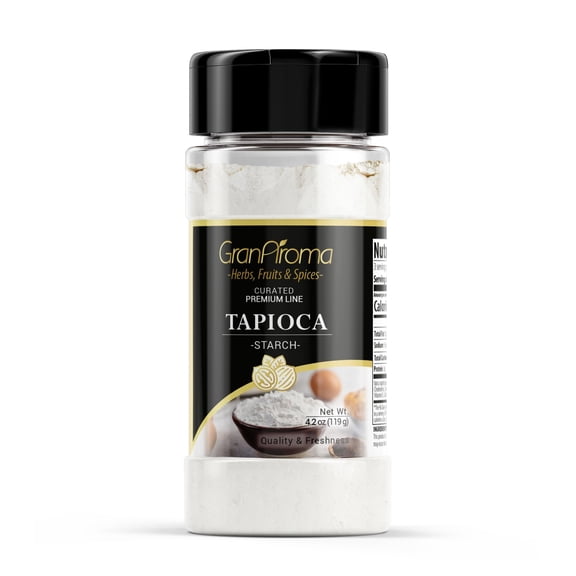GranAroma Tapioca Starch, 4.2 oz, Culinary Quality, Corn Starch Replacement, Tapioca Flour