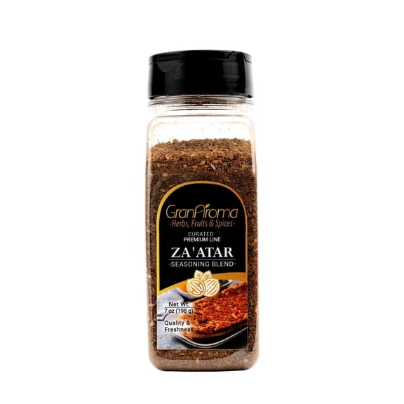 GranAroma Za'atar Seasoning, Middle Eastern Cuisine, Flavorful Spice Blend 7 Ounce