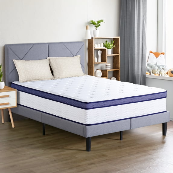 GranRest 12 Inch Spring mattress, Blue, King
