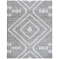 thumbnail image 1 of Granada Galen Gray and Ivory Olefin Shag Area Rug, 1 of 7