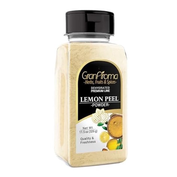 Granaroma Lemon Peel Powder, Tart & Flavorful, Pure Powder 11.5 Ounce