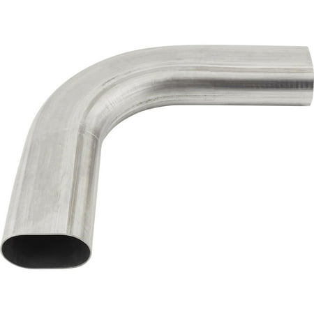 Granatelli 3" Oval Exhaust Tubing Horizontal 90 bend 4.50 inch Bend Radius